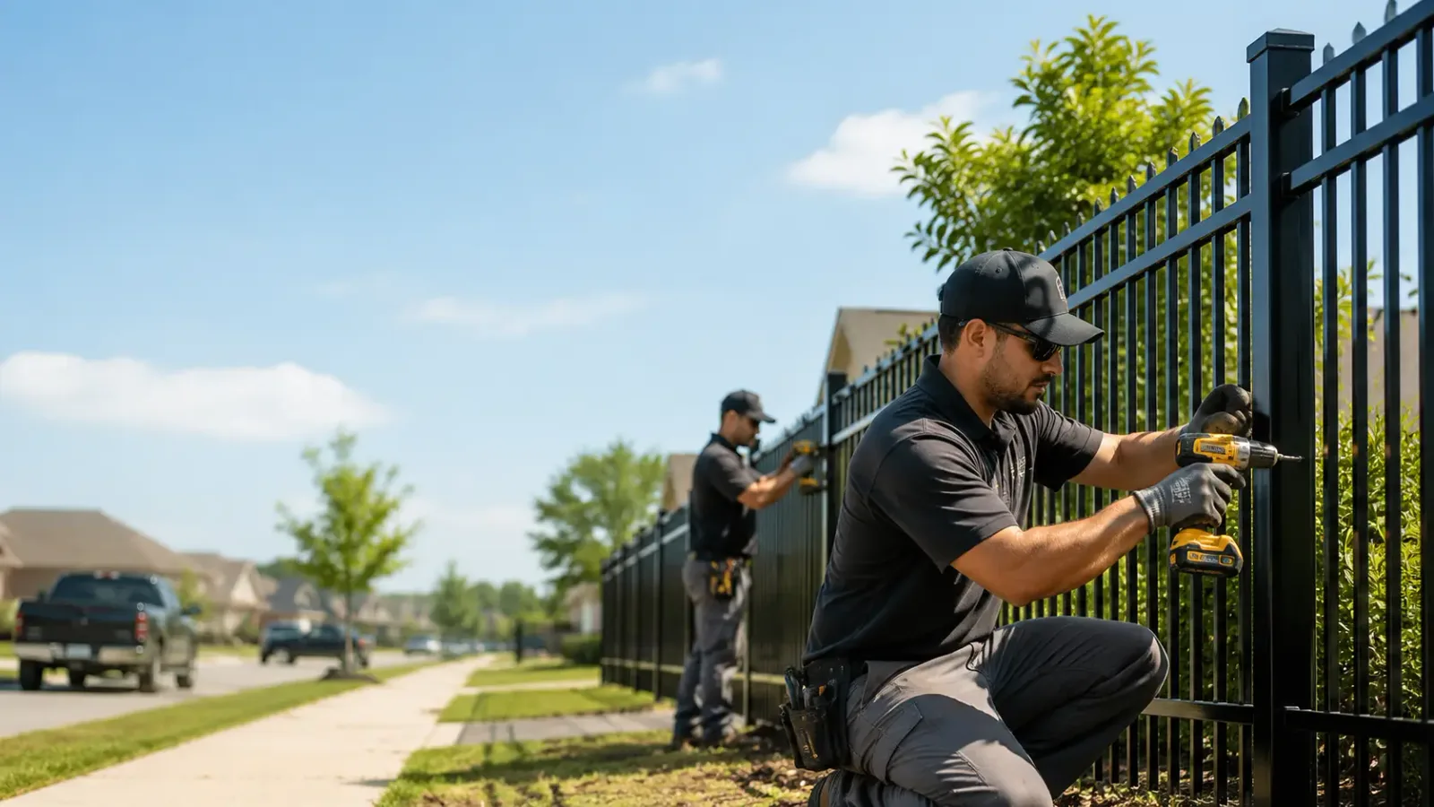 Metal Fence Installation in Dollar Bay, MI